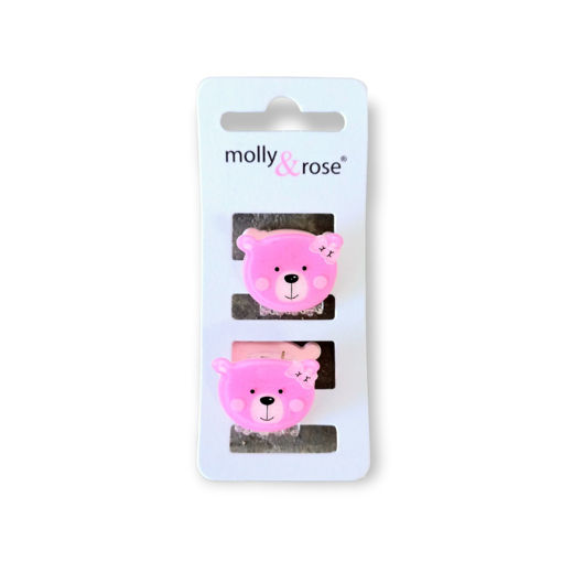 Picture of HAIR CLIPS 2PK BEAR